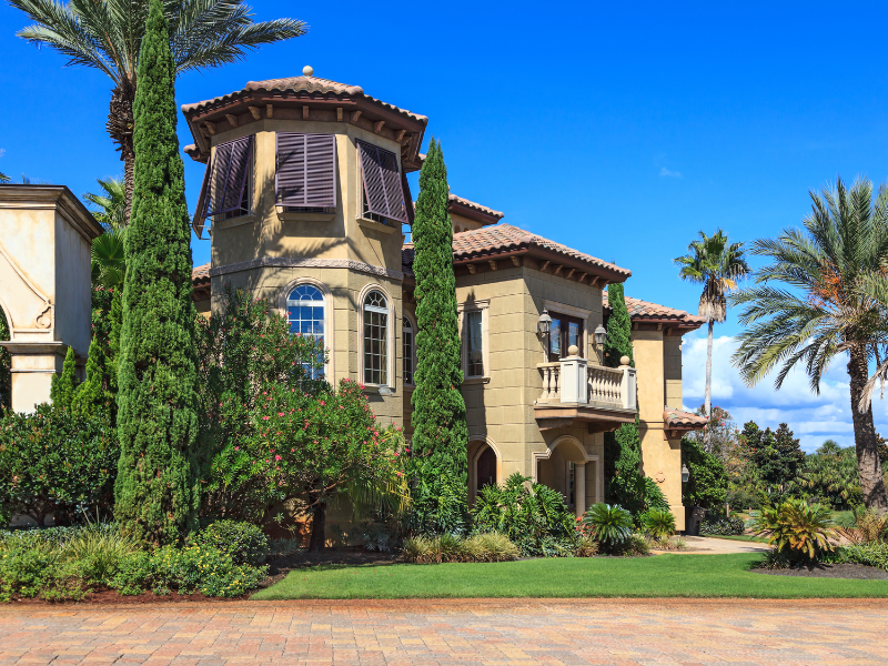 Landscape installation in Florida